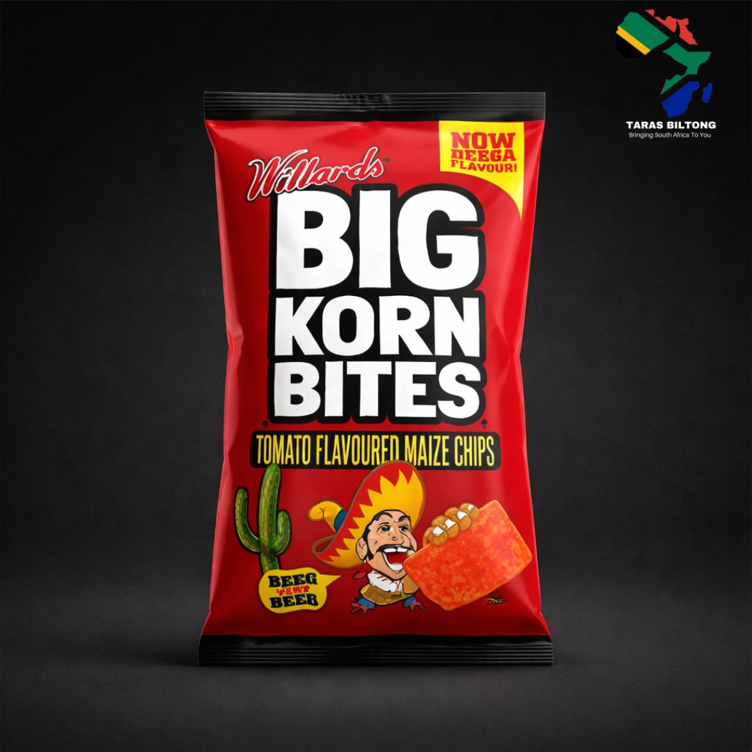 Willards Big Korn Bites Tomato Flavoured Maize Chips 120g
