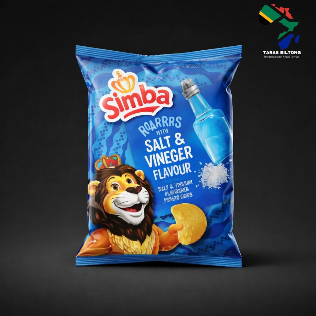 Simba Salt And Vinegar Flavoured Potato Chips 120g